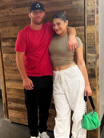 Sophia Romano with her boyfriend Justin Gaethje in October 2022